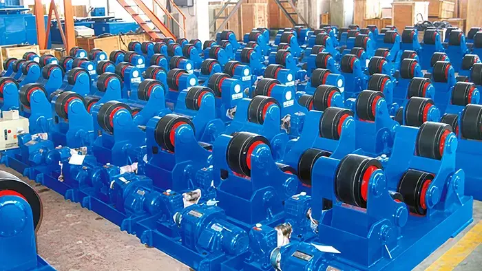 Self-Aligning Turning Rolls